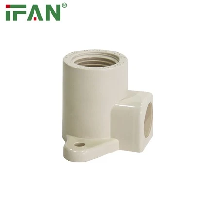 Beige CPVC zittende elleboog