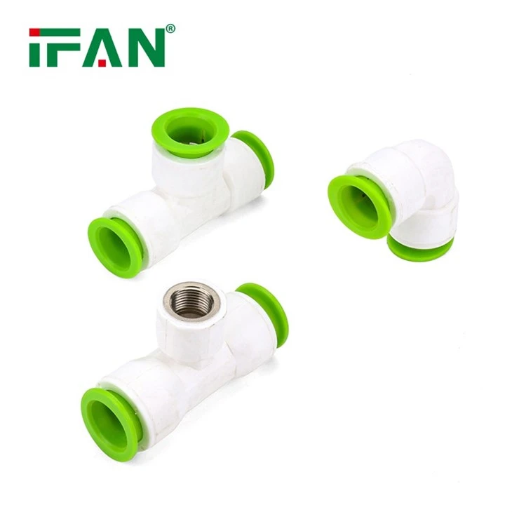 White PPR Push Fittings