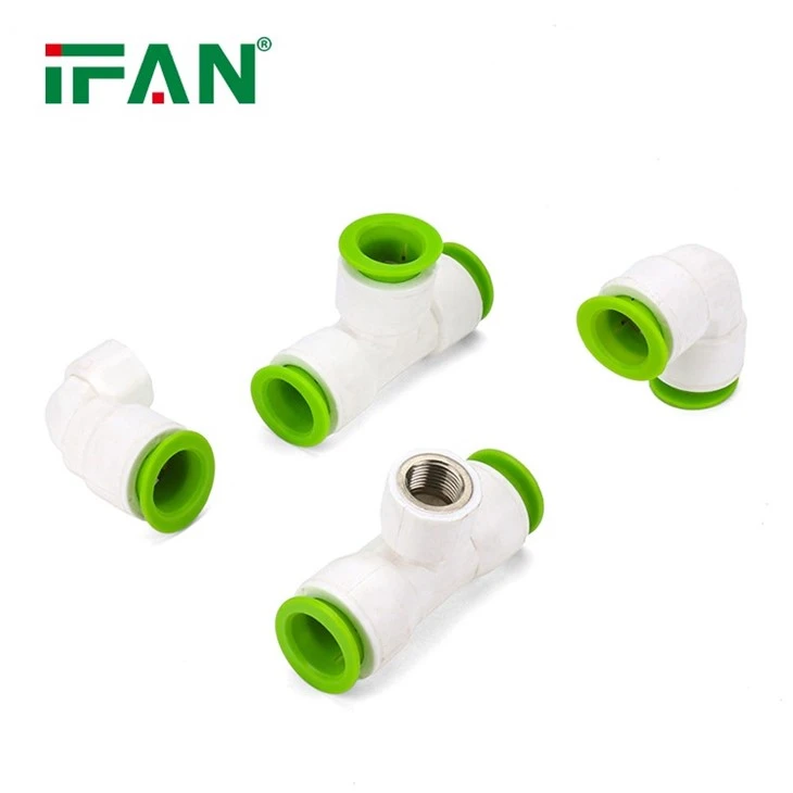 White PPR Push Fittings